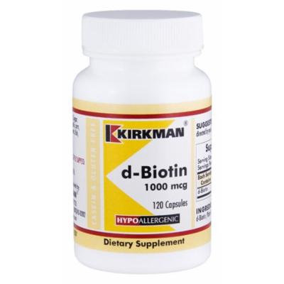 d-Biotin 1000 mcg Capsules - Hypo - 120 count