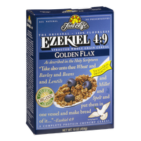 Fit For Life Ezekiel 4:9 Sprouted Whole Grain Cereal Golden Flax