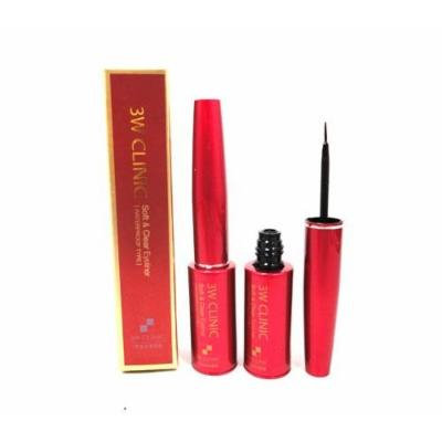 3W Clinic Soft & Clear Eyeliner 7ml(round)_waterproof Type, Black
