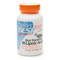 Doctor's Best Best Stabilized R-Lipoic Acid, 100mg, Veggie Caps 180 ea
