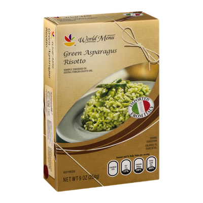 Ahold World Menu Green Asparagus Risotto