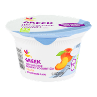 Ahold Greek 100 Calorie Nonfat Yogurt Peach