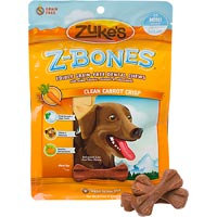 Zukes Z-Bone Carrot Edible Dental Dog Chew Mini