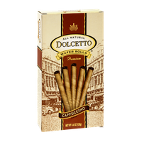 Dolcetto All Natural Premium Cappuccino Wafer Rolls