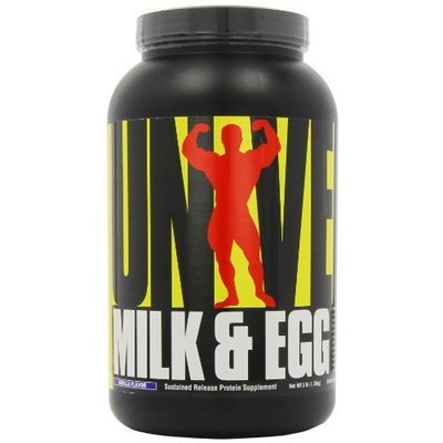 Universal Nutrition System Milk & Egg Protein, Vanilla, 1.5-pound Jar