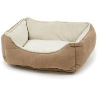 Petco Puffy Box Dog Bed in Tan