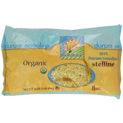 bionaturae Organic Stelline, 16 Ounce Bags (Pack of 12)