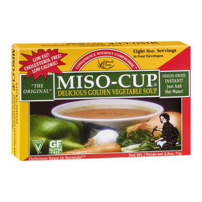 Edward & Sons Miso-Cup Delicious Golden Vegetable Soup - 4 CT