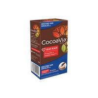 CocoaVia Daily Cocoa Extract Supplement Sweetened Dark Chocolate 375 Mg - 10 Packets