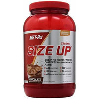 MET-Rx Size Up Gainer Nutrition Supplement, Chocolate, 3 Pound