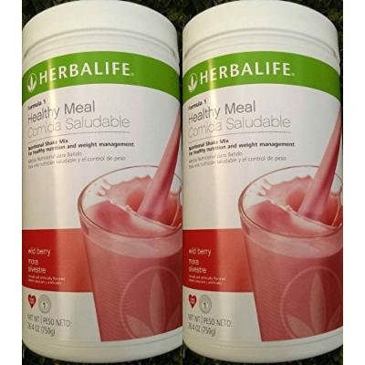 2 HERBALIFE FORMULA 1 NUTRITIONAL SHAKE Wild Berry MIX Shipped from USA And Fast Shipping