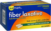 Sunmark Fiber Laxative, 100 tabs by Sunmark