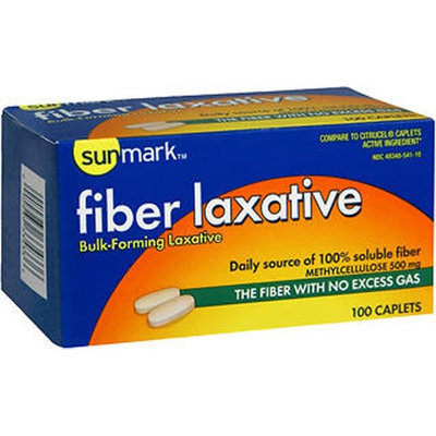 Sunmark Fiber Laxative, 100 tabs by Sunmark