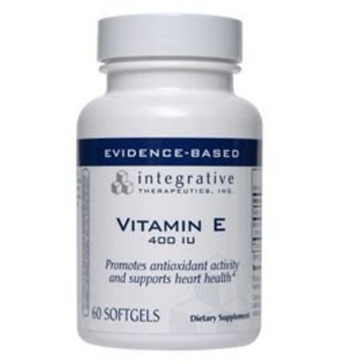 INTEGRATIVE LABS Integrative Therapeutics - Vitamin E 400 IU - 60 softgels (Premium Packaging)
