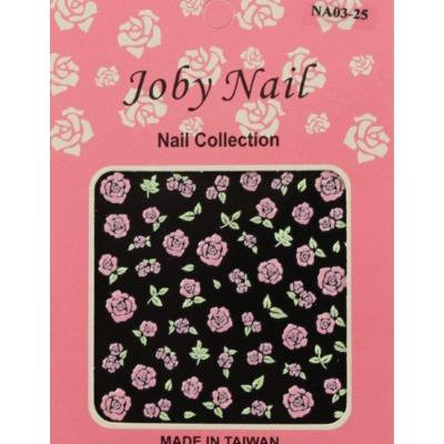 Nail Sticker/Nail Art - 3D Collection - Pink Roses