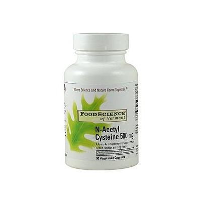 FoodScience of Vermont N-Acetyl Cysteine, 500mg, Vegetarian Capsules 90 ea