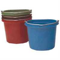 Fortex Industries Flat Back Bucket Red 14 Quart - FB-114RD