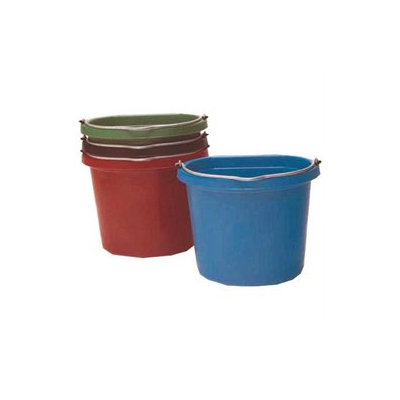 Fortex Industries Flat Back Bucket Red 14 Quart - FB-114RD