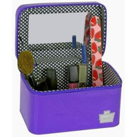 Caboodles Go Getter Small Train Case (Purple Vinyl)