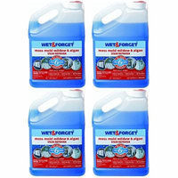 Wet and Forget 800006 1 Gallon Outdoor Moss Mold Mildew Cleaner Remover, 4-Pack