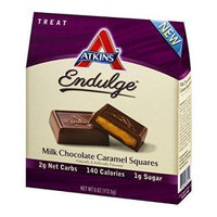 Atkins Endulge Pieces - Milk Chocolate Caramel Squares - 5 oz - 1 Case, (Pack of 6)