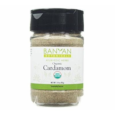 Banyan Botanicals Cardamom Powder - Certified Organic, Spice Jar - Elettaria cardamomum - A common kitchen spice that supports healthy digestion