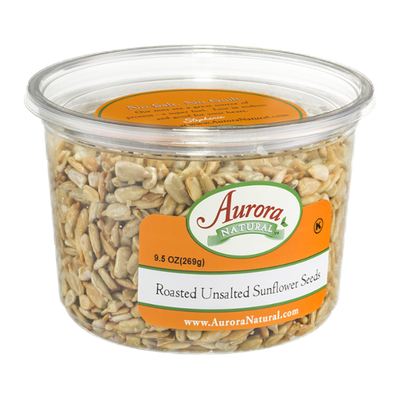 Aurora Natural Roasted Unsalted Sunflower Seeds