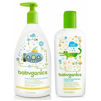 Babyganics Moisturizing Therapy Cream Wash with Daily Lotion