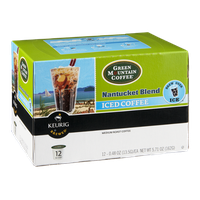 Green Mountain Coffee Keurig Nantucket Blend Iced Coffee Medium Roast K-Cups - 12 CT