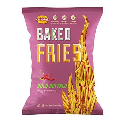 Snikiddy Snacks Snikiddy All Natural Baked Fries, Bold Buffalo, 4.5-Ounce Bags (Pack of 12)