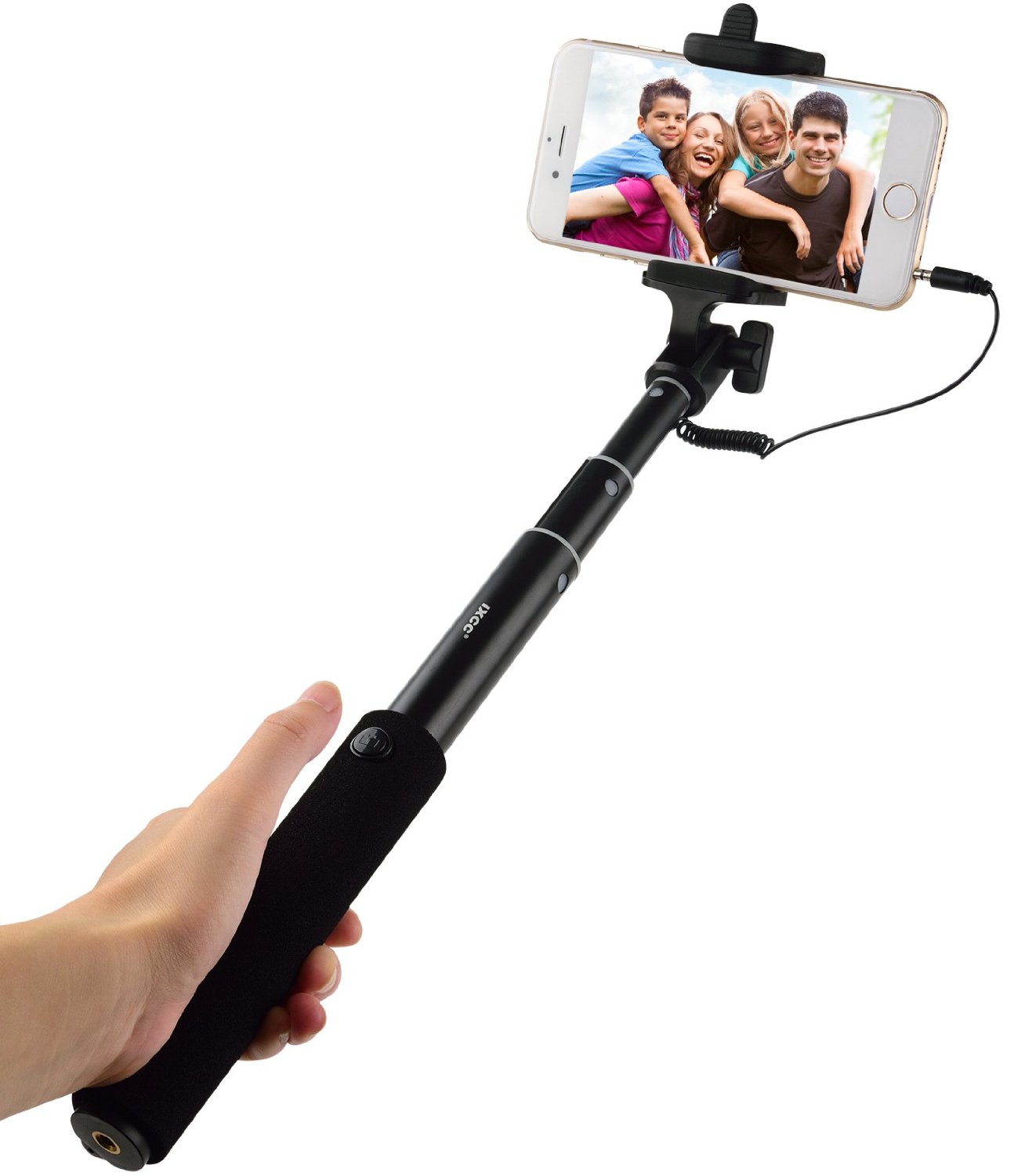 iXCC ® Ultra Light Aluminum Extendable Monopod Selfie Stick Kit