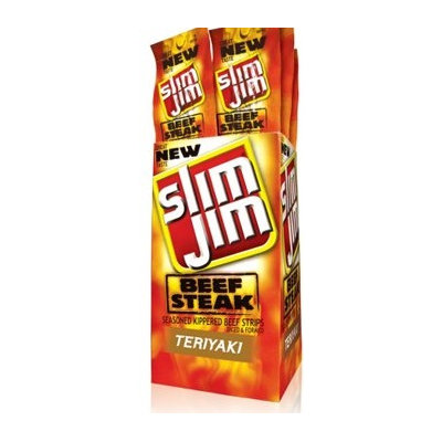 Slim Jim Beef Steak Teriyaki Strips