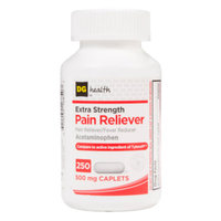 DG Health Extra Strength Pain Reliever - Caplets, 250 ct