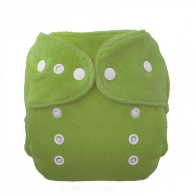 Thirsties Duo Fab Fitted Snap Cloth Diapers, Meadow, Size One (6-18 lbs)