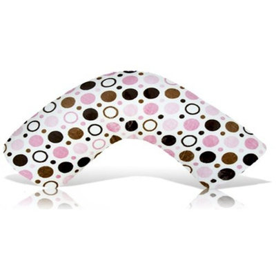 Luna Lullaby Bosom Baby Nursing Pillow, Big Polka Pink (Discontinued by Manufacturer)