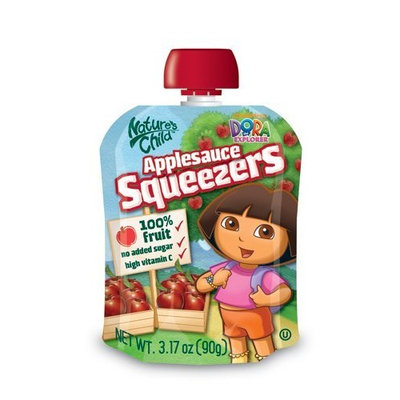 Nature's Child Nickelodeon Squeezers Nature's Child Nickelodeon Dora Applesauce Squeezers