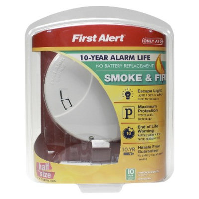 First Alert FIRST ALERT 10-yr. Photo Slim, Light Smoke Alarm