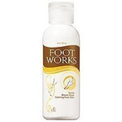 Avon Foot Works Vanilla & Brown Sugar Calming Foot Soak 3.4 Oz