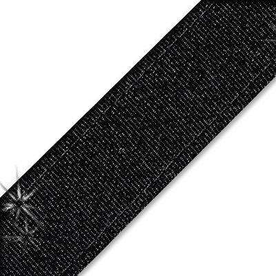 Shimmery Black Chica Band Non-Slip Headband