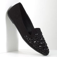 Simply Vera Vera Wang Embellished Smoking Flats - Women