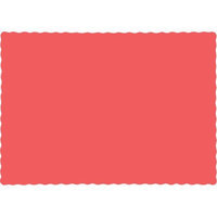 Hoffmastergroup Hoffmaster Group 863146B 9.5 x 13.375 Coral Paper Placemats Coral