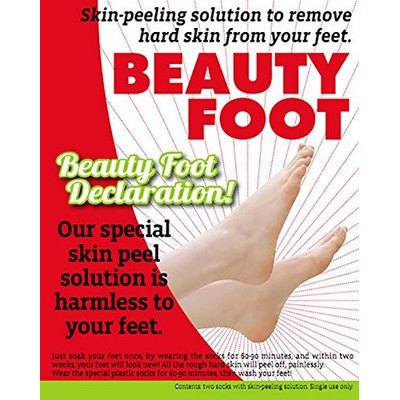 Kuub Cosmetics Inc Beauty Foot Declaration Skin Peeling Solution To Remove Hard Coarse Dead Dry Rough Skin From Feet