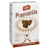 Leclerc Praeventia Dark Chocolate Chip 70% Cocoa Cookies