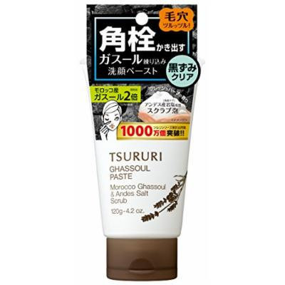 Bcl Tsururi Ghassoul Face Wash Paste Black Head Remover 120g