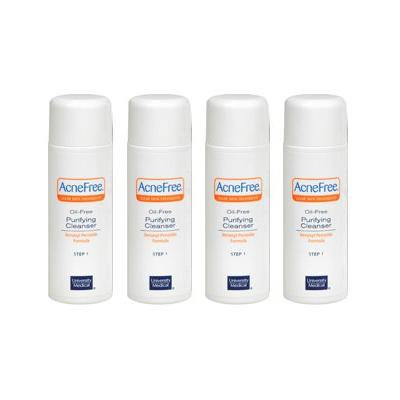 Acnefree Oil Free Purifying Cleanser (Step 1) Value Pack 4 X 4 Oz = 16 Oz