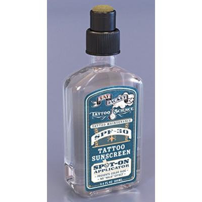 Tatjacket Spot-On Tattoo Sunscreen Lotion with SPF 30, 3.4 Ounce