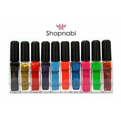 10pcs Nail Art Nabi Thin Brush Nail Art Lacquer