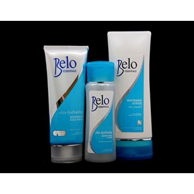 BELO Essentials Face Wash, Toner & Lotion set - for Normal Skin (Blue)