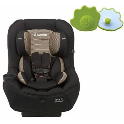 Maxi-Cosi Pria 70 Convertible Car Seat with Easy Clean Fabric PLUS Seat Belt Buckle Release Aid, Black Toffee