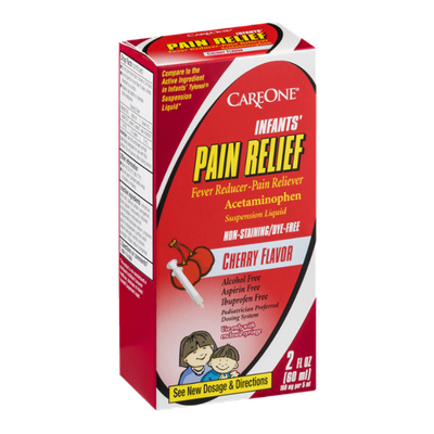 CareOne Infants' Pain Relief Suspension Liquid Cherry Flavor